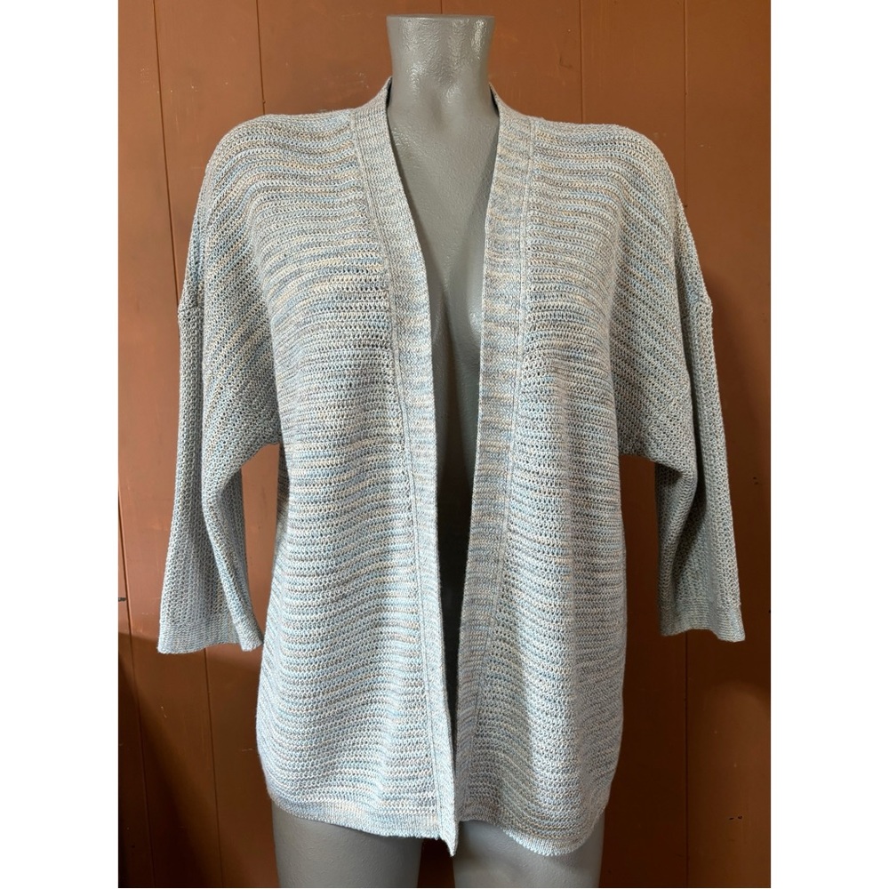 J.Jill Pure Jill Open Front Cardigan w 3/4 Sleeves XS